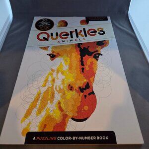 Querkles Animals Color By Number Book Thomas Pavitte Art Puzzle